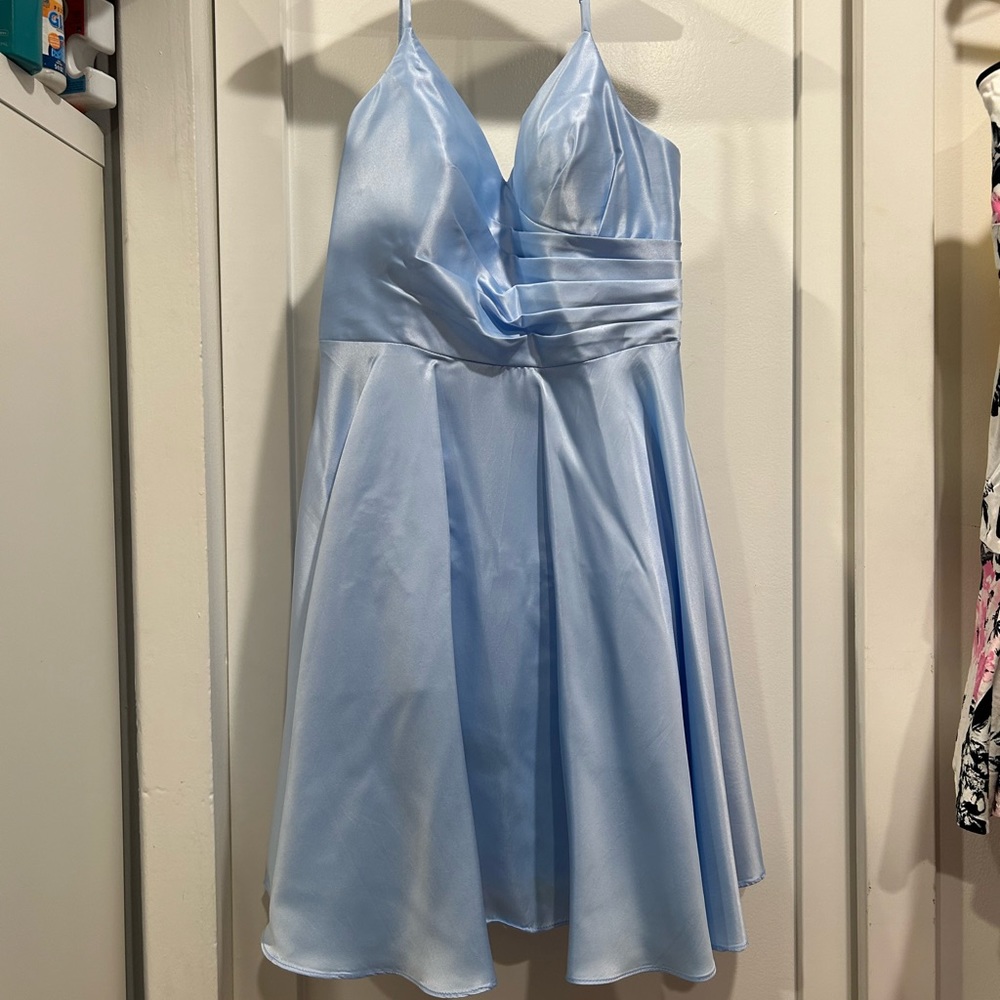 Blue May Queen Skater Dress
